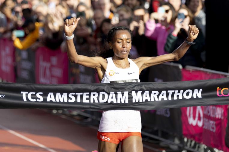 Amsterdam Marathon _ Almaz Ayana