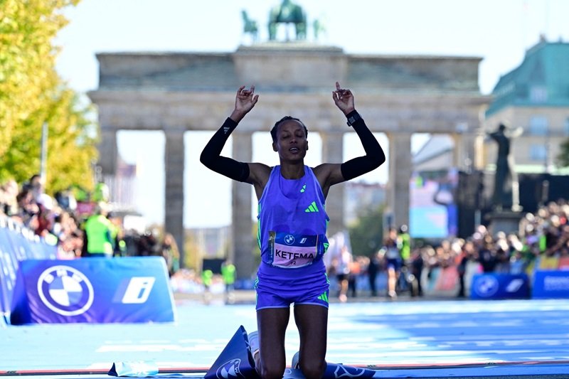 Berlin marathon  _ Tigist Ketema 